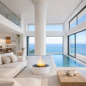 Round Line/Cross Oval Line Fireplaces