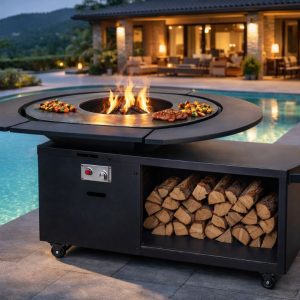 BBQ with Gas & Wood / Table